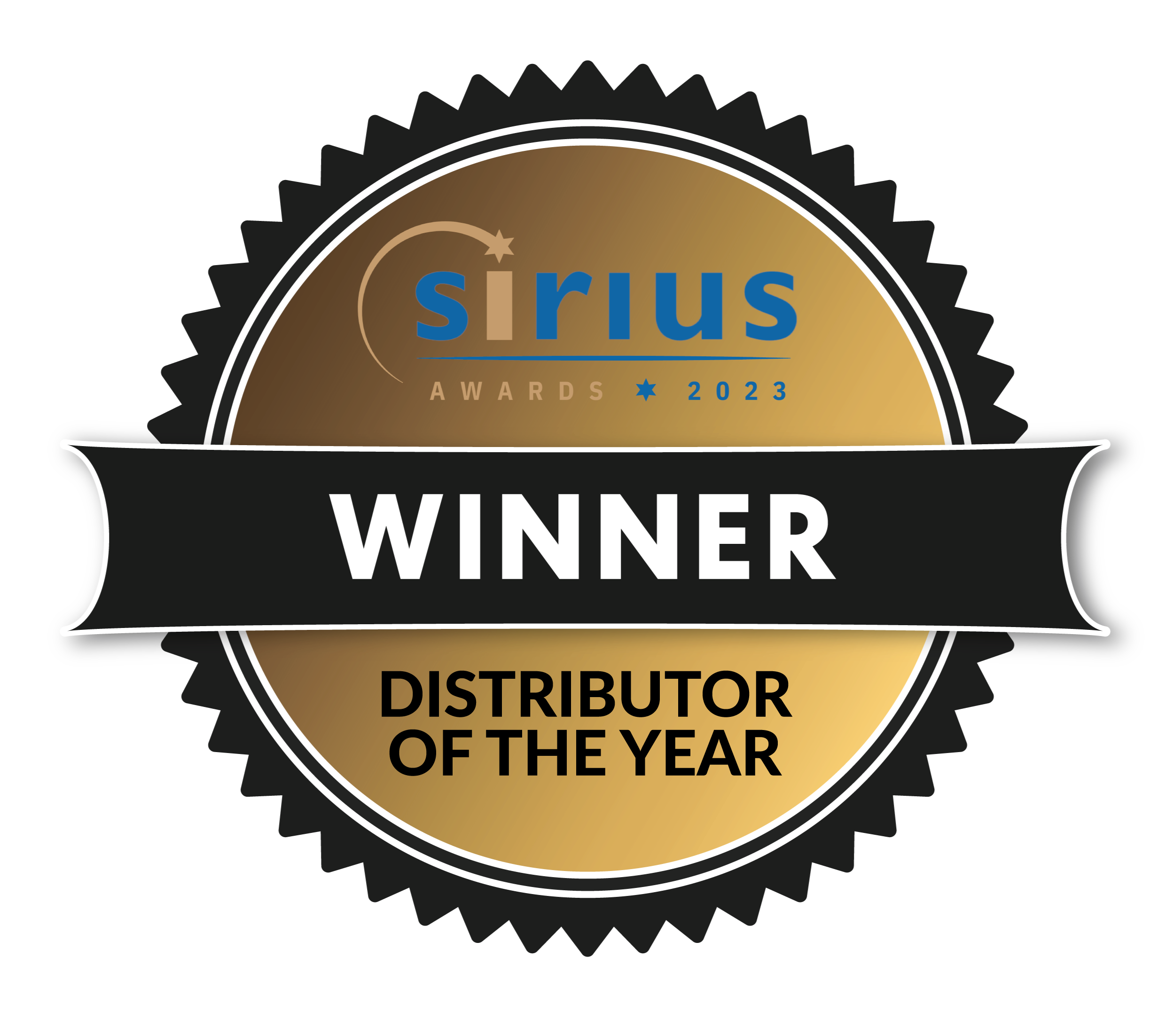 Sirius Distributor of the Year Logo